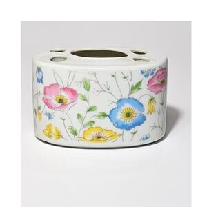 80s Wildflower Meadow Toothbrush or Pencil Holder, Toothbrush Holder, Flowers